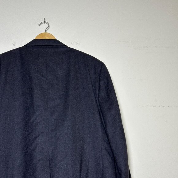 Neiman Marcus Aquascutum Of London Blazer Sport Coat Jacket Men 42R Black Prep - Picture 7 of 16